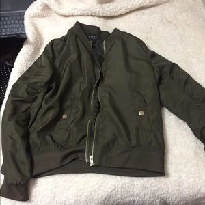 Green Bomber jacket
